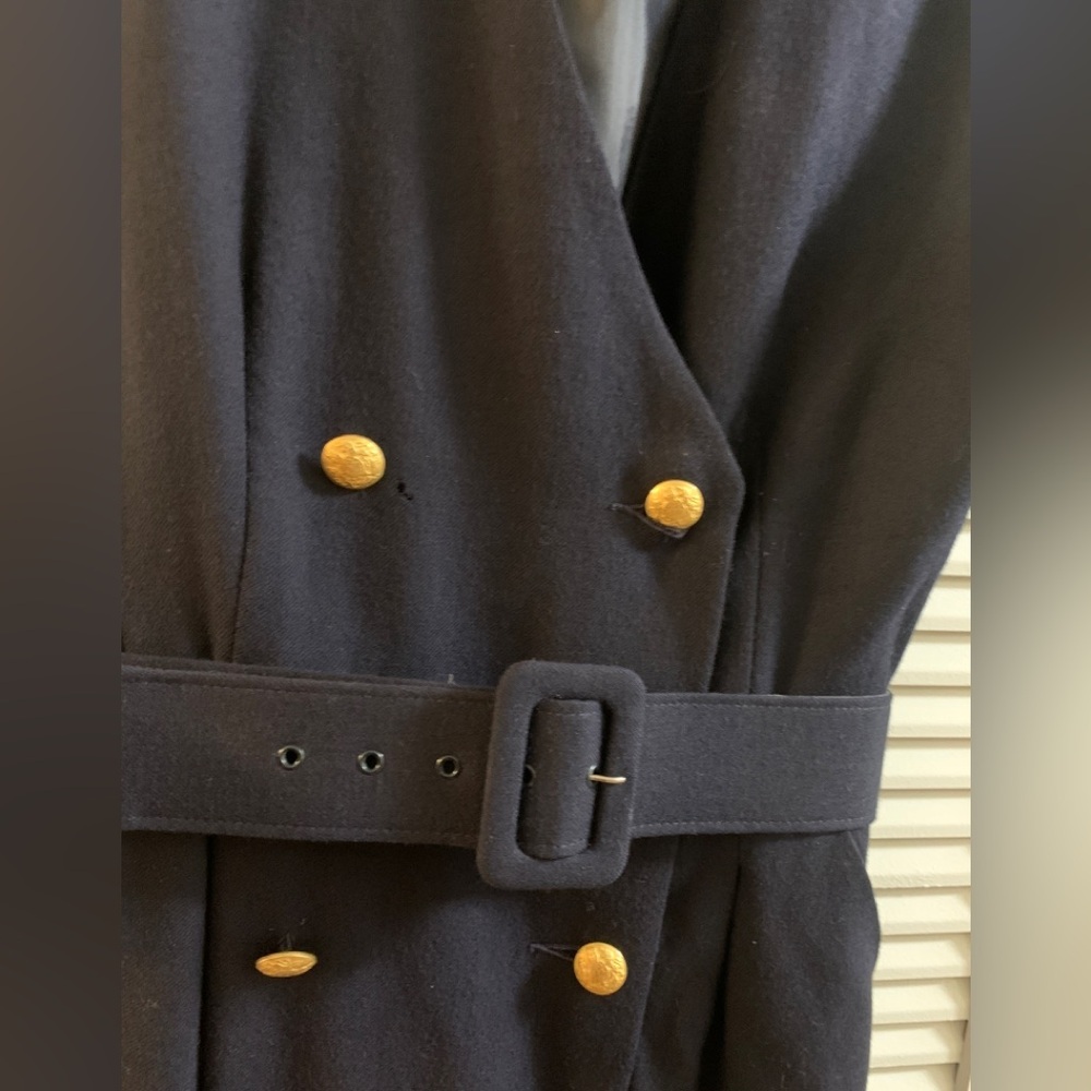 Vintage Brooks Brothers Belted Wool Dress - Picture 10 of 15